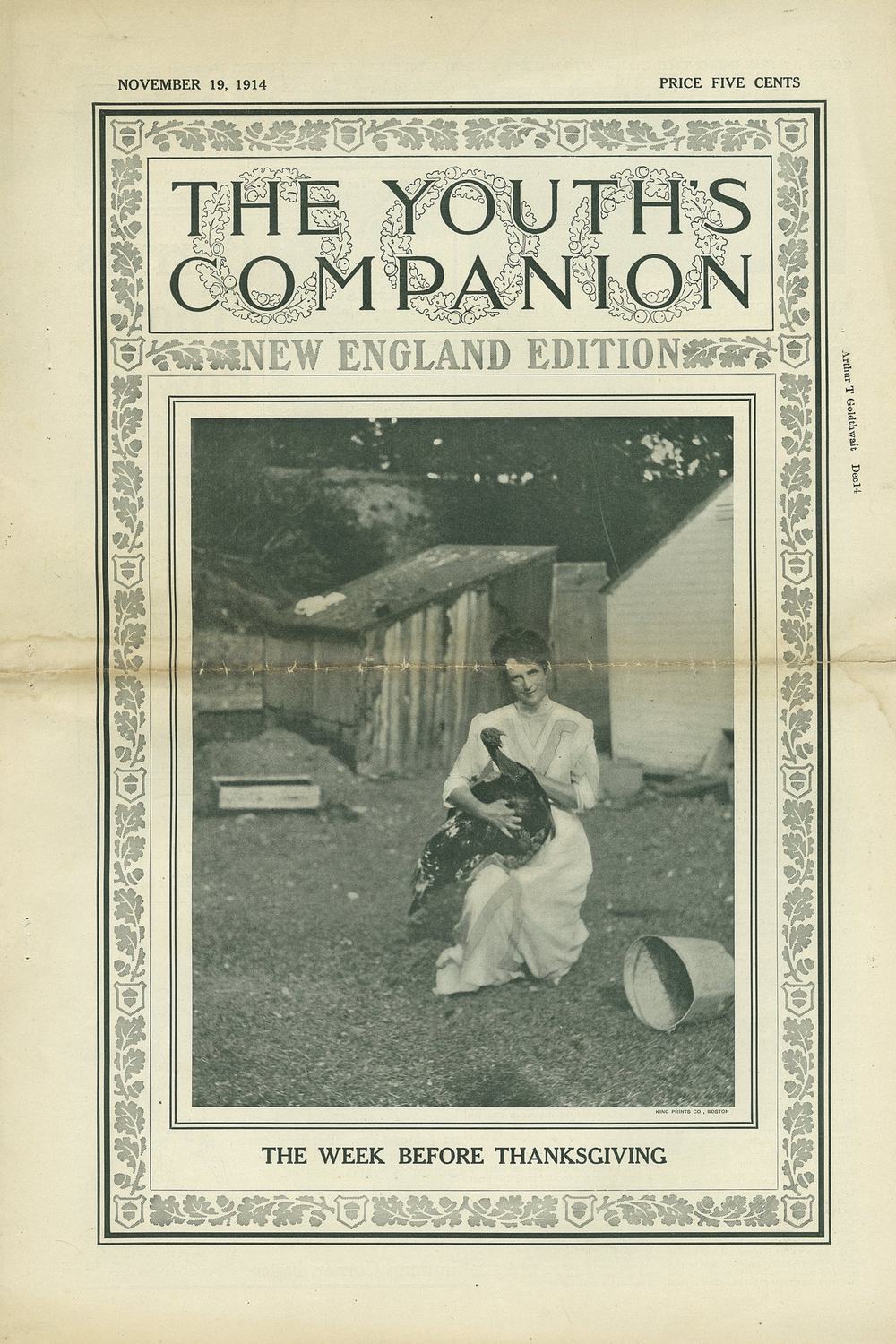 The Youth's Companion - November 19th, 1914, New England Edition, Vol. 88, No. 47